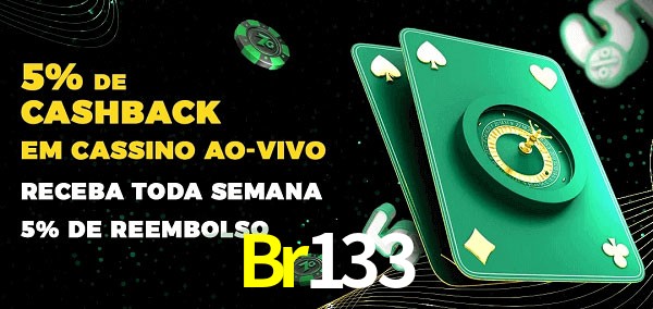 Promoções do cassino ao Vivo Br133